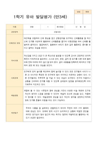 1학기 발달평가 만 3세 21명