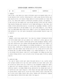 인천천사요양원 사회복지사 합격 자기소개서