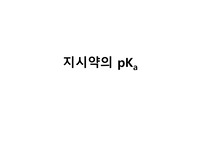 지시약의 pka