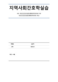 지역사회간호학실습 A+ 제4차 HP2020과 제5차 HP2030 비교