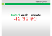 United Arab Emirate 사업 진출 방안