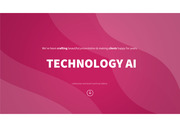 AI 기술 인포그래픽 핑크