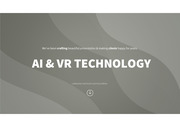 AI 및 VR 기술 그레이