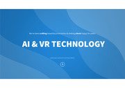 AI 및 VR 기술 블루