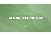 AI 및 VR 기술 컬러풀