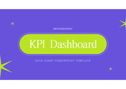 삐도리의 PPT 탬플릿 KPI 대시보드 블루 그린
