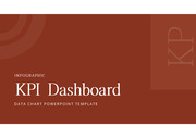 삐도리의 PPT 탬플릿 KPI 대시보드 클린 레드