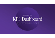 삐도리의 PPT 탬플릿 KPI 대시보드 퍼플