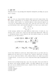 [화학과 수석의 A+ 레포트-조교피드백 포함] 완충용액과 산성도 (생화학실험)