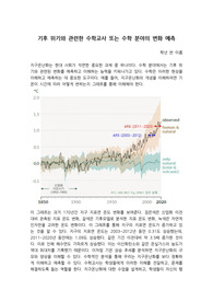 기후 위기와 관련한 수학교사 또는 수학 분야의 변화 예측(지구온난화)
