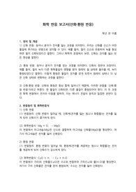 화학 반응 보고서(산화 환원 반응)