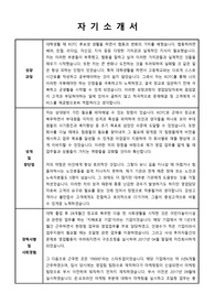 자기소개서