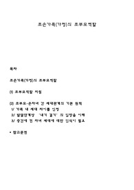조손가족(가정)의 조부모역할