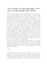 시유 및 유가공품의 가공 공정을 상세히 설명하고, 각각의 특성 및 가공 공정상 차이점을 비교하여 기술하시오.
