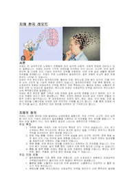 (성인간호, 노인간호) 치매환자 문헌고찰 및 간호진단 케이스 스터디