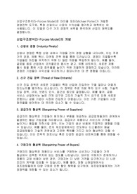 (마케팅)산업구조분석