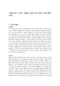 검찰주사보, 속기직, 검찰청 공무원 자기소개서, 직무수행계획서