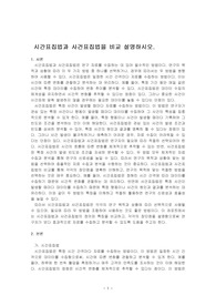 시간표집법과 사건표집법을 비교 설명하시오.