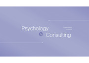 Bdory의 PPT 탬플릿 심리학 컨설팅