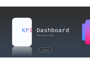 Bdory의 PPT 탬플릿 준 프리미엄 KPI 대시보드 인포그래픽