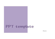 [투톤 PPT 배경양식] 보라색 흰색 투톤 반반 깔끔한 심플한 매력적 발표 조별과제 수업 PPT 템플릿 파워포인트 양식 디자인 배경