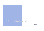 [투톤 PPT 배경양식] 파란색 흰색 투톤 반반 깔끔한 심플한 매력적 발표 조별과제 수업 PPT 템플릿 파워포인트 양식 디자인 배경
