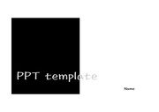 [투톤 PPT 배경양식] 검은색 검정 흰색 투톤 반반 깔끔한 심플한 매력적 발표 조별과제 수업 PPT 템플릿 파워포인트 양식 디자인 배경