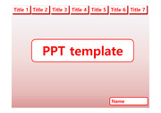 [그라데이션 PPT 배경양식] 빨간색 그라데이션 은은한 깔끔한 발표 조별과제 수업 PPT 템플릿 파워포인트 양식 디자인 배경
