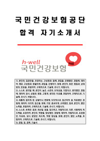 2024년 상반기 국민건강보험공단 요양직 최종합격 자소서+경험 및 경력기술서