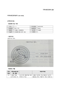 지역사회간호케이스-건강사정,사회지지도,간호사정,약물,간호과정,우선순위,평가