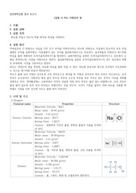 [A+ 만점 레포트] 1. 비누-지방산의 염 (일반화학실험2)