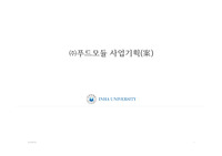 푸드모듈 사업기획안
