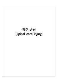 척추손상CASESTUDY(간호진단8개,간호과정4개,느낀점포함A+)