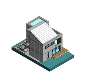 REVIT BIM 주택 모델링 파일_ 고급 3층