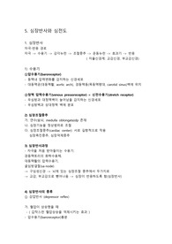 심장반사와 심전도