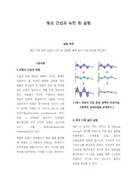[기하광학 실험 A+] 빛의 간섭과 뉴턴 링 실험