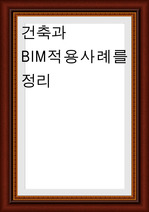 건축과 ) BIM적용사례를 정리