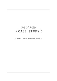 모성간호학실습 _ NVED, PROM, Cervicitis Case Study _ 간호진단 2개