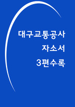 대구교통공사 자소서