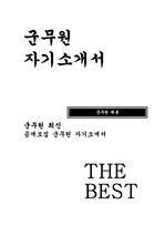 군무원 자소서