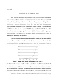 영어말하기 과목 Essay The principles and use of renewable energy