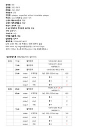 epilepsy 간질발작 간호과정_아동간호학 실습