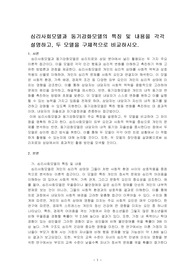 심리사회모델과 동기강화모델의 특징 및 내용을 각각 설명하고, 두 모델을 구체적으로 비교하시오.