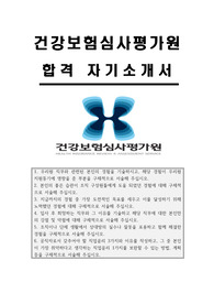 심사평가원 심사직 (간호사) 합격 자기소개서 (2021년 하반기)