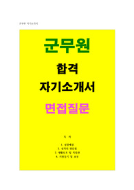 군무원 자소서, 면접