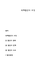 국제협상의 구성
