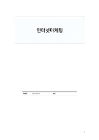[A+] 인터넷마케팅 리포트 (인터넷 마케팅 환경의 변화에 따른 기회분석)