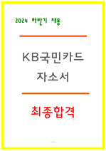 KB국민카드 자소서