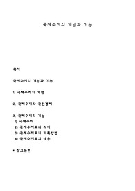 국제수지의 개념과 기능