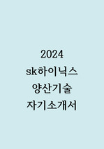 2024 sk하이닉스 양산기술 합격 자기소개서